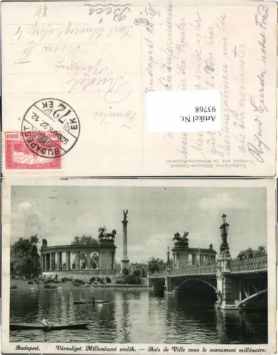 93768,Budapest Brücke Boot