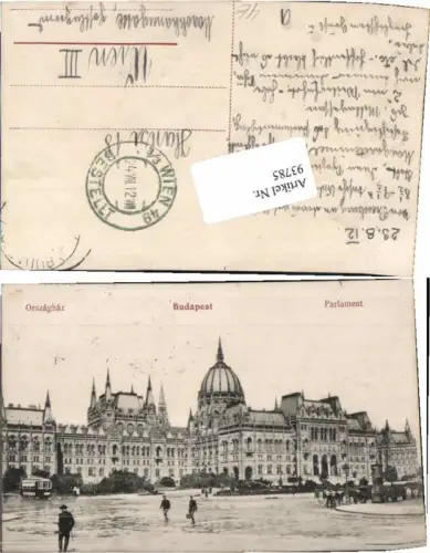 93785,Budapest Parlament 1912