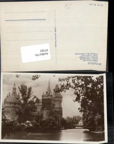 97585,Budapest Vajdahunyad Schloss