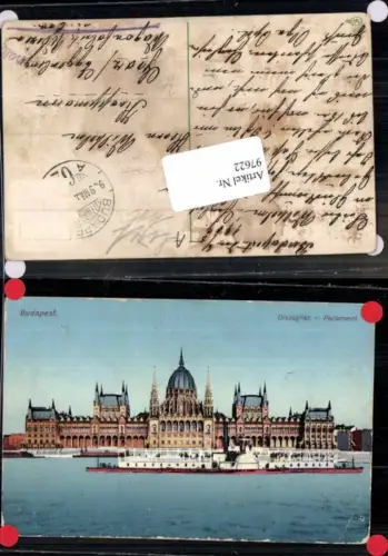 97622,Budapest Donau Dampfer am Fluss