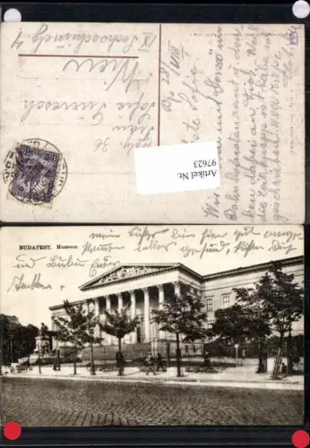 97623,Budapest Muzeum um 1920