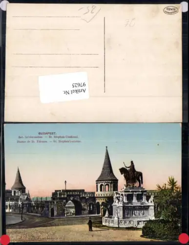97625,Budapest St Stephan Denkmal