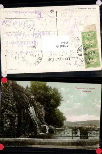 97646,Budapest Margarethen Insel Wasserfall