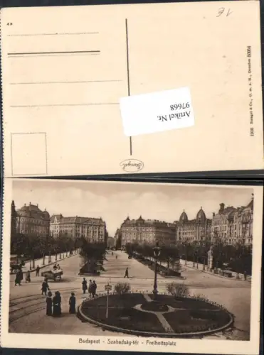 97668,Budapest Freiheitsplatz m. Leute