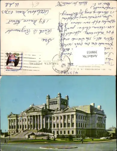 398933,Uruguay Montevideo Palacio Legislativo Gebäude