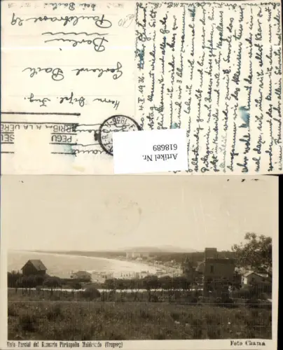 618689,Foto Ak Vista Parcial del Balneario Piriápolis Maldonado Uruguay