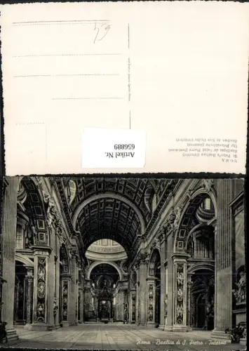 656889,Roma Rom St Peters Basilica Interior Vatikan