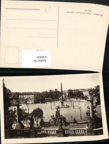 656959,Roma Rom Piazza del Popolo vista dal Pincio Vatican Vatikan