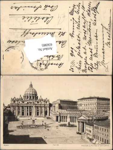 656985,Roma Rom Piazza S. Pietro e Vaticano Vatikan