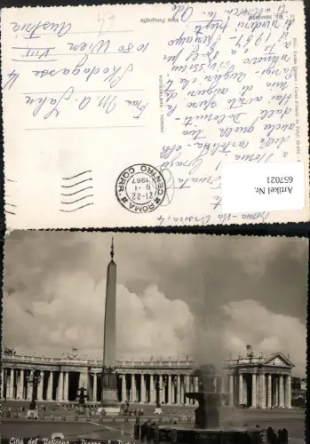 657021,Citta del Vaticano Piazza S. Pietro Vatikan Roma Rom