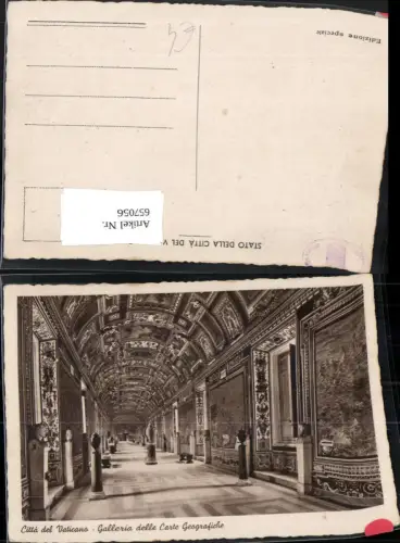 657056,Citta del Vaticano Galleria delle Carte Geografiche Vatikan Roma Rom