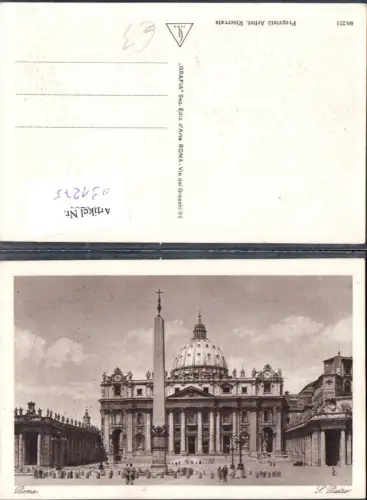 691275 Vatikan Vatican Rom Roma San Pietro Petersdom