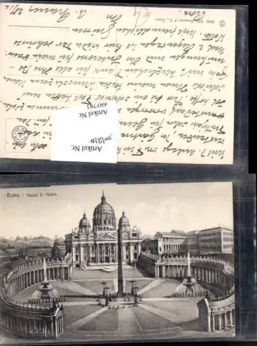 691281 Roma Vatikan Vatican Rom Piazza San Pietro