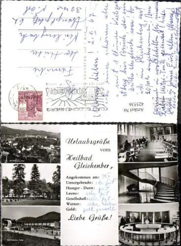 425536,Schreibfaulheit Schreibfaul Urlaubsgrüße v. Heilbad Gleichenberg Freibad Kurhaus