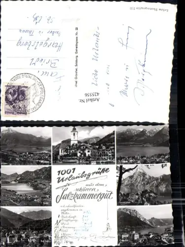 425556,Schreibfaulheit 1001 Urlaubsgrüße Schreibfaul Salzkammergut Mondsee Traunkirchen Strobl