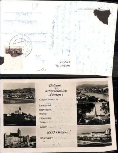425562,Schreibfaulheit Schreibfaul Linz a. d. Donau Urfahr Neuer Dom Bahnhof