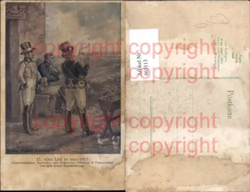 465113,Künstler Ak Gustav Müller Das Lied ist aus Postboten Briefträger Bier Zug Post