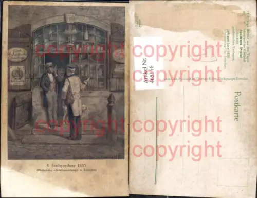 465116,Künstler Ak Gustav Müller Stadtpostbote 1830 Post Briefträger