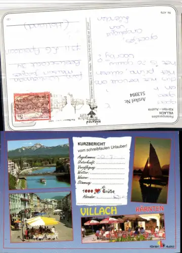 513994,Schreibfaulheit Kurzbericht vom schreibfaulen Urlauber Villach Mehrbildkarte