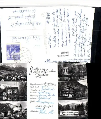 514011,Schreibfaulheit Grüße von schreibfaulen Leuten Puchberg Mehrbildkarte