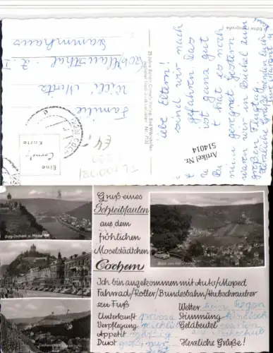 514014,Schreibfaulheit Gruß eines Schreibfaulen Cochem Mehrbildkarte
