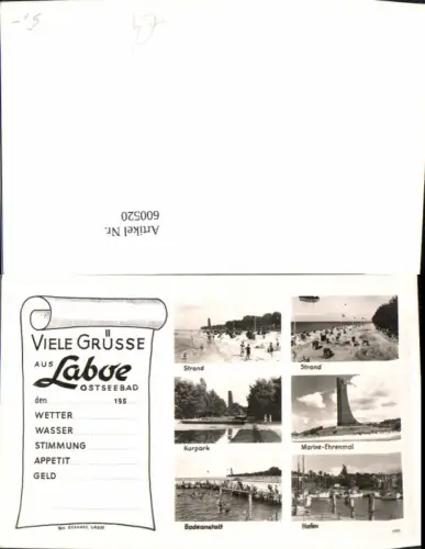 600520,Schreibfaulheit Viele Grüße aus Laboe Ostseebad Strand Kurpark