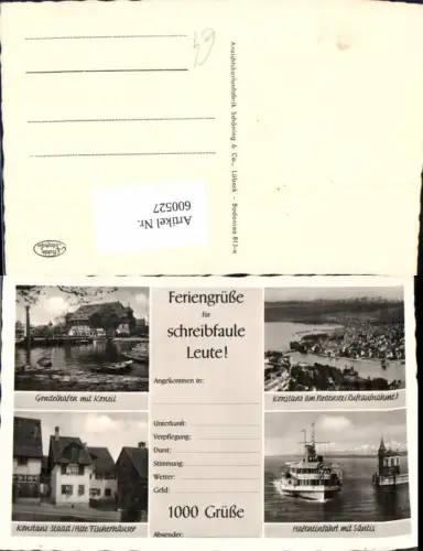 600527,Schreibfaulheit Feriengrüße für schreibfaule Leute Bodensee Konstanz Konzil