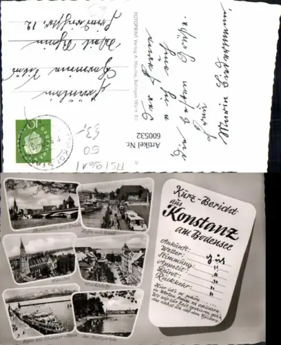 600532,Schreibfaulheit Feriengrüße für schreibfaule Leute Konstanz a. Bodensee