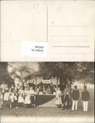 600546,Postwesen Post Gruppenbild Tracht Uniform Postamt