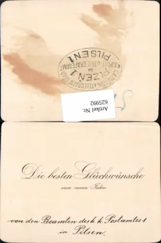 625992,Postwesen Post Pilsen Plzen Post und Telegrafenamt 1904