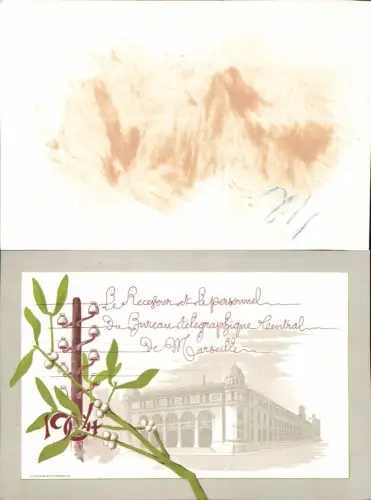 625999,Postwesen Post Marseille Bureau Telegraphique Central Telegrafenamt