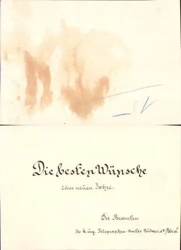 626009,Postwesen Post Budapest 1904 Telegraphen Amt Börse Neujahr