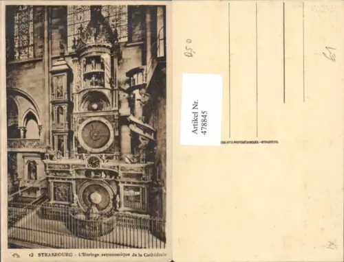 478845,Astronomische Uhr Strasbourg Straßburg Cathedrale L Horloge Astronomique