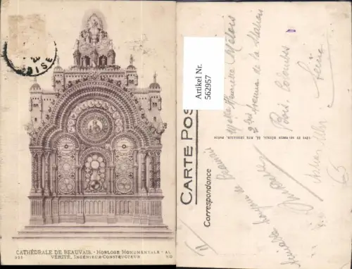 562957,Cathedrale de Beauvais Horologe Monumentale Astronomische Uhr