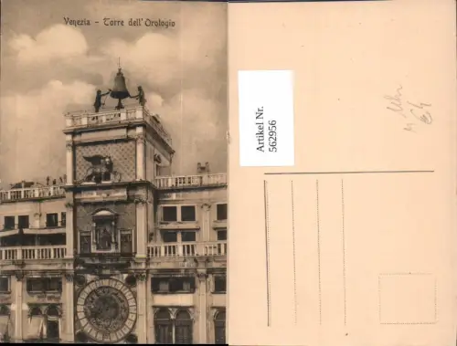 562956,Venezia Venedig Torre dell Orologio Astronomische Uhr