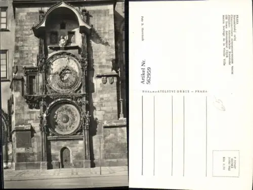 562959,Praha Prag Altstädter Astronomische Uhr Kunstuhr