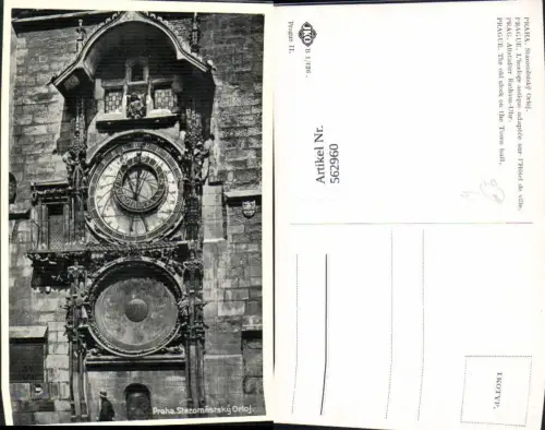 562960,Praha Prag Altstädter Rathausuhr Astronomische Uhr