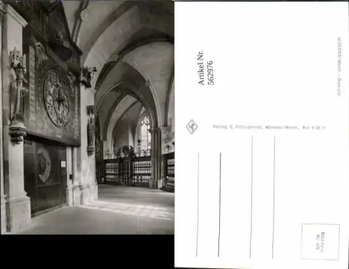 562976,Münster Westfalen Dom Uhr Astronomische Uhr