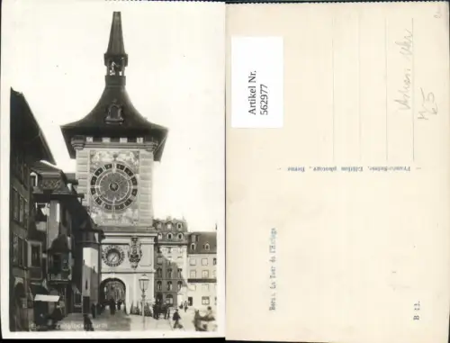562977,Berne Bern La Tour de l Horloge Astronomische Uhr