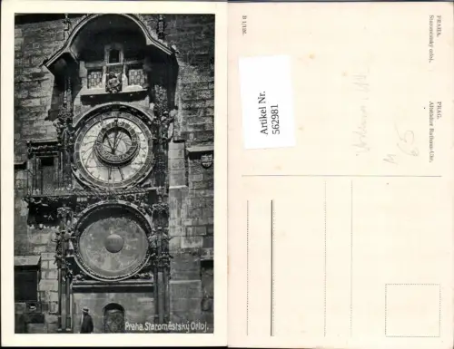 562981,Prag Praha Altstädter Rathaus-Uhr Staromestsky orloj Astronomische Uhr