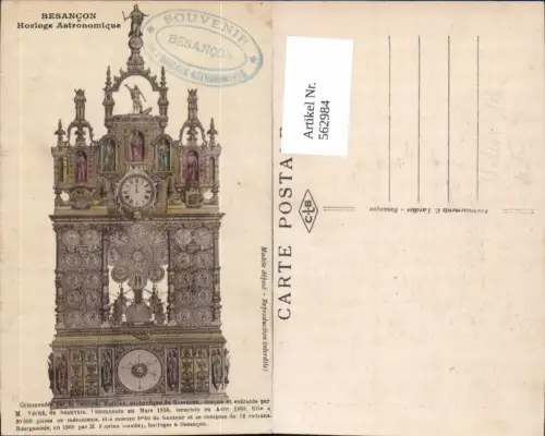 562984,Besancon Horloge Astronomique Astronomische Uhr