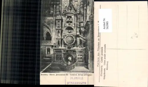 562985,Strassburg Straßburg Münster Astronomische Uhr Cathedrale