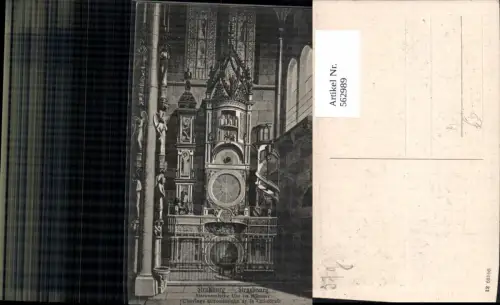 562989,Strassburg Straßburg Strasbourg Münster Astronomische Uhr
