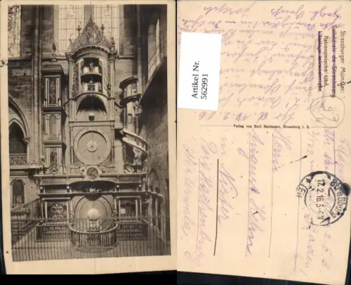 562991,Strassburg Straßburg Strasbourg Münster Astronomische Uhr