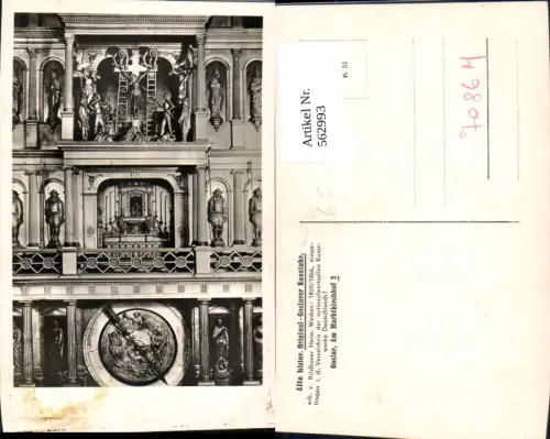 562993,Goslar Kunstuhr Astronomische Uhr