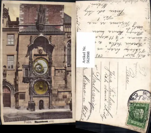 562998,Prag Praha Altstädter Rathaus-Uhr Staromestsky orloj Astronomische Uhr
