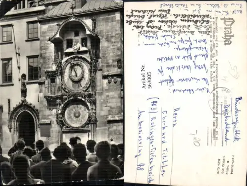 563005,Prag Praha Altstädter Rathaus-Uhr Staromestsky orloj Astronomische Uhr