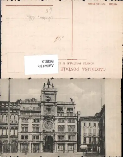563010,Venezia Venedig Torre dell Orologio Astronomische Uhr