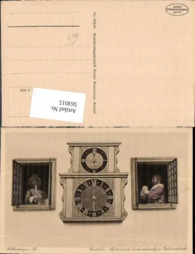 563015,Rothenburg ob der Tauber Kunstuhr Uhr Meistertrunk Ratstrinkstube