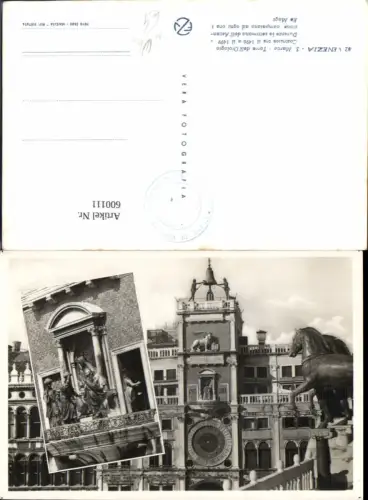 600111,Astronomische Uhr Venezia Venedig S. Marco Torre dell Orologio